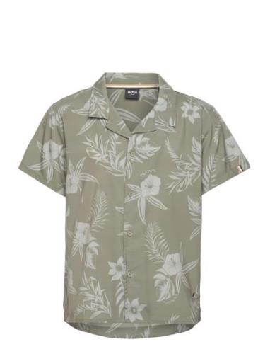 BOSS Beach Shirt Reev Grön