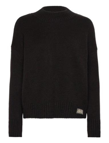 Superdry Essential Mock Neck Jumper Svart