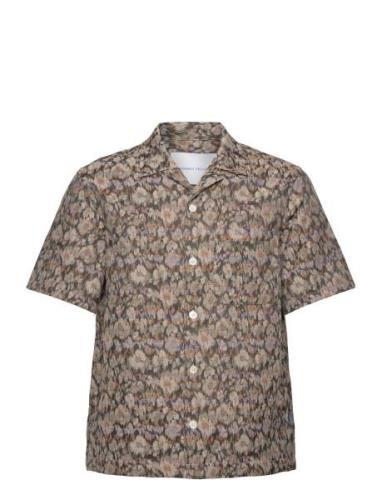 Garment Project Camp Collar Shirt - Earth Flower Brun