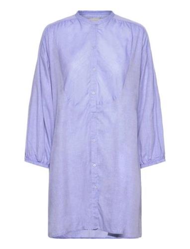 Moshi Moshi Mind Luna Tunic Dress Chambray Blå