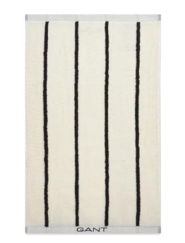 GANT Stripe Towel 30X50 Kräm