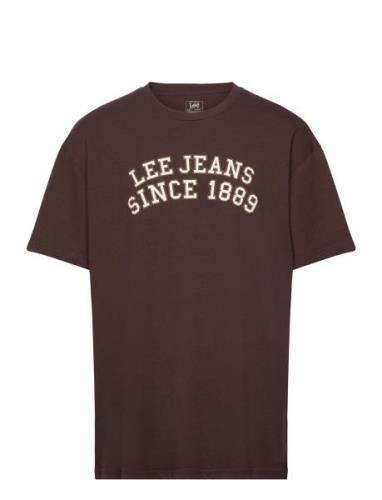 Lee Jeans Ss Tee Brun