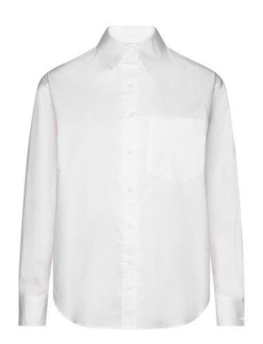 Calvin Klein Relaxed Cotton Shirt Vit