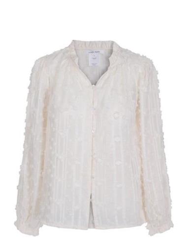 Once Untold Julia Button Shirt Beige