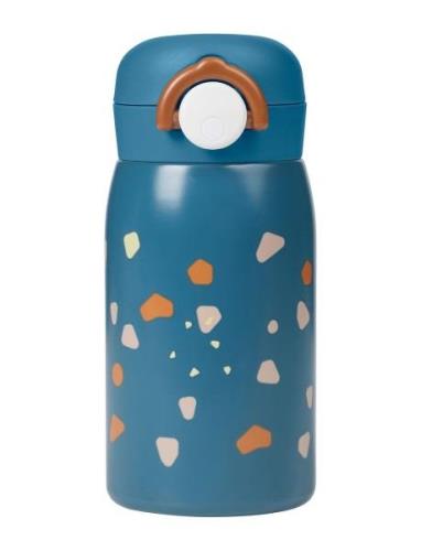 Water Bottle - Small - Cobblest Home Meal Time Blue Fabelab