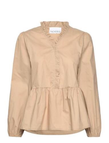 Noella Matti Blouse Poplin Beige