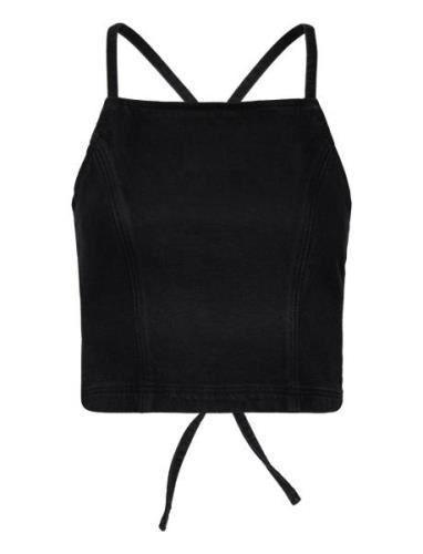 ABRAND Y2K Top Black Salt Svart