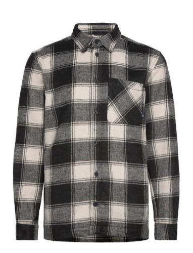 Kronstadt Ramon Overshirt Check 1 Svart