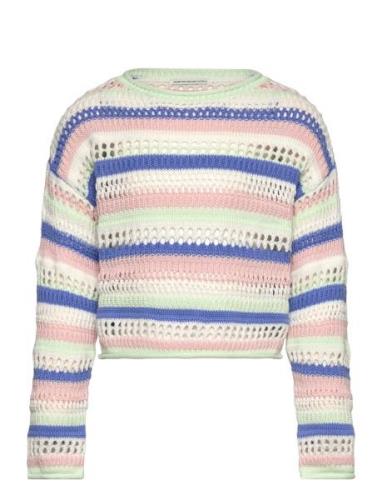 Tom Tailor Cropped Striped Pullover Multi/patterned