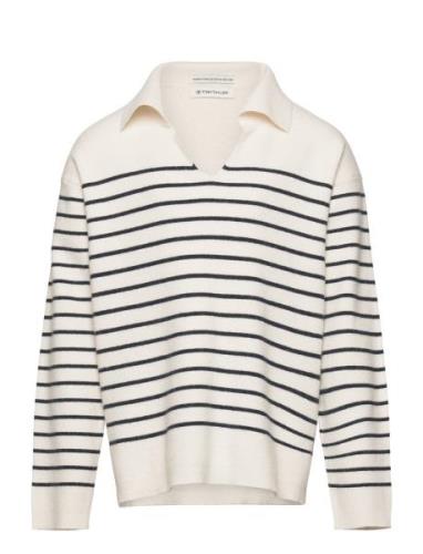 Tom Tailor Striped Knit Pullover Multi/patterned