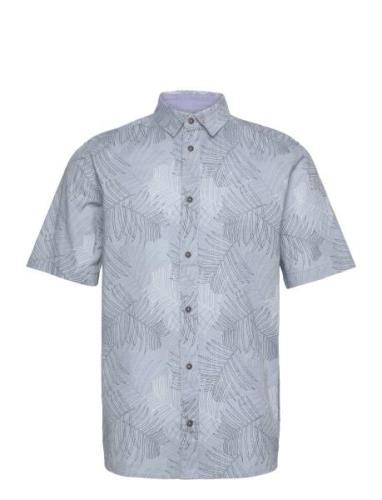 Tom Tailor Comfort Printed Shirt Blå