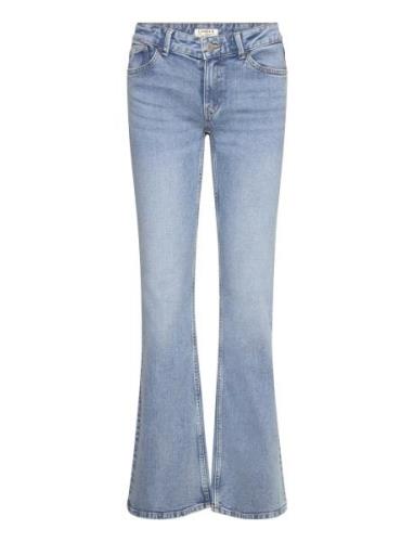 Lindex Trousers Denim Fay Lt Blue Blå