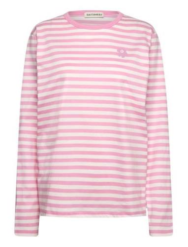 Marimekko Tasaraita Relaxed Ls Rosa