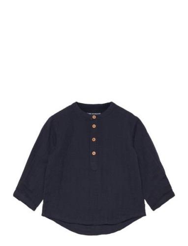 Sofie Schnoor Baby And Kids Shirt Marinblå