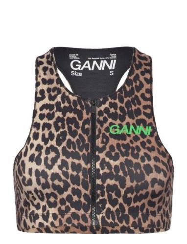 Ganni Active Jersey Core Guld