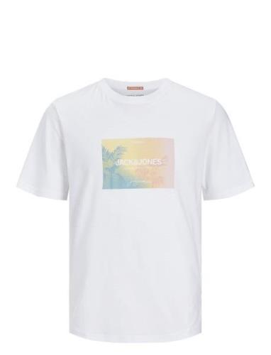 Jack & J S Joraruba Sunset Branding Tee Ss Jnr Vit