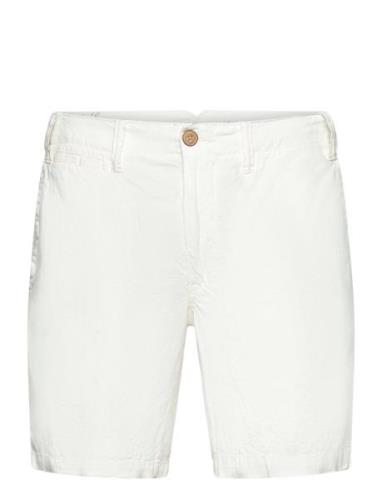 Polo Ralph Lauren 8-Inch Straight Fit Linen-Cotton Short Vit