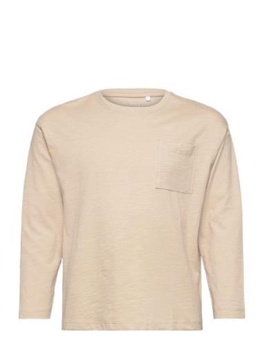 Name It Nkmvebbe Ls Boxy Top Beige