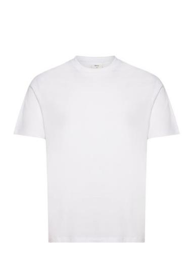 Mango Mercerised Slim-Fit T-Shirt Vit