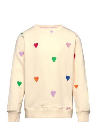 The New Tnheart Sweatshirt Kräm