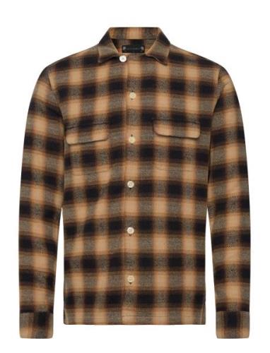 AllSaints Telesto Ls Shirt Brun