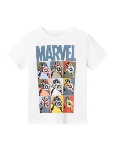 Name It Nkmalessio Marvel Ss Top Mar Vit