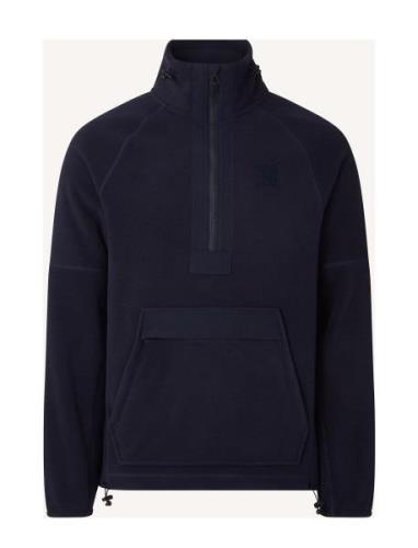 Lexington Clothing Nate Fleece Anorak Marinblå