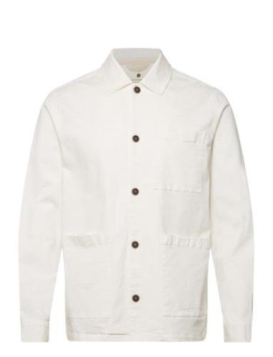 Anerkjendt Akoscar Cotton Overshirt Vit