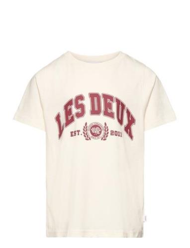 Les Deux University T-Shirt Kids Kräm