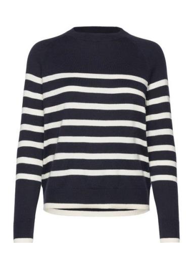 Lexington Clothing Freya Cotton/Cashmere Sweater Blå