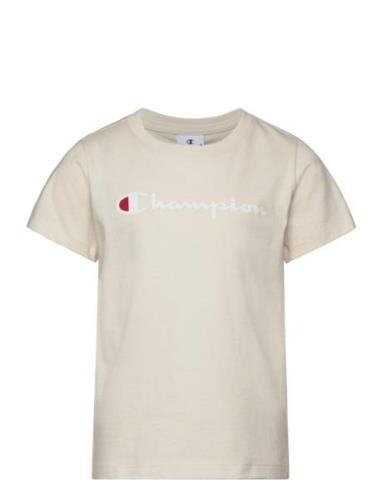 Champion Crewneck T-Shirt Beige