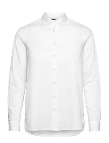 Lexington Clothing Sanna Organic Cotton Light Oxford Shirt Vit