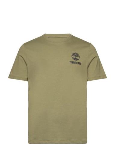 Timberland Short Sleeve Back Logo Graphic Tee Sphagnum Grön