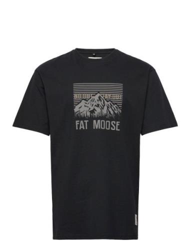 Fat Moose Hike Tee Svart