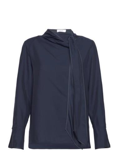 Reiss Hazel Top Marinblå