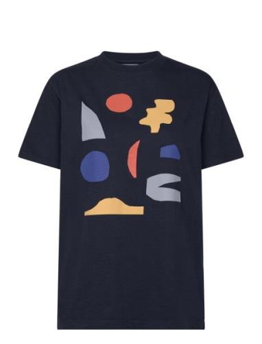 Bobo Choses Summer Night Landscape Unisex T-Shirt Marinblå