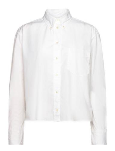 GANT Rel Cropped Shirt Vit