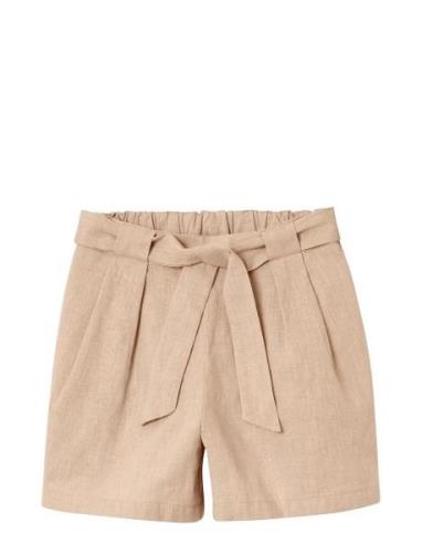 Name It Nkffalinnen Shorts Noos Beige