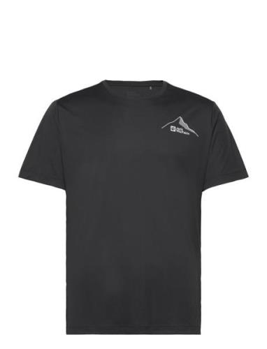 Jack Wolfskin Peak Graphic T M Svart