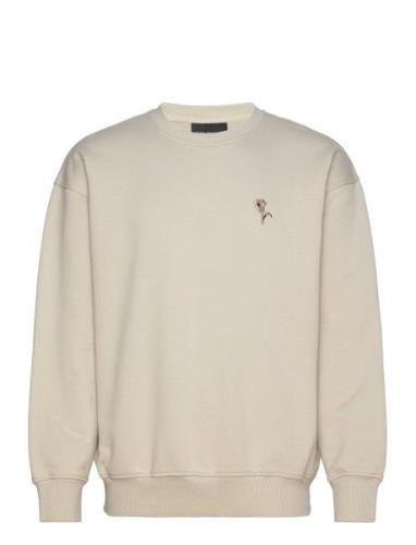 Roots By Han Kjøbenhavn Over D Crewneck Beige