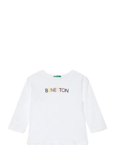 United Colors Of Benetton T-Shirt L/S Vit