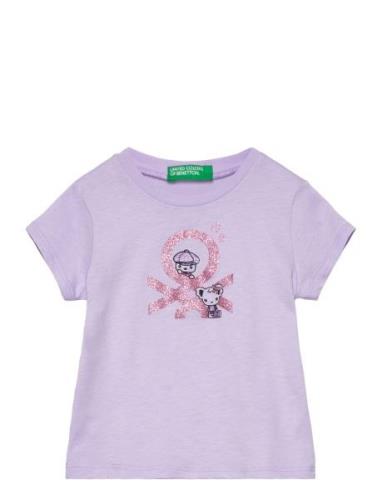 United Colors Of Benetton T-Shirt Lila