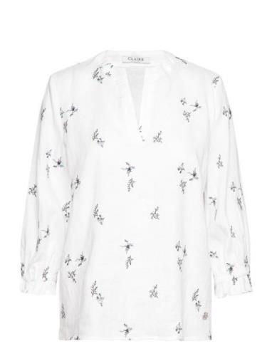 Claire Woman Rikkeliza - Shirt Vit