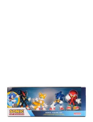 Sonic Gift Box Set 4 Figurines Toys Playsets & Action Figures Movies &...