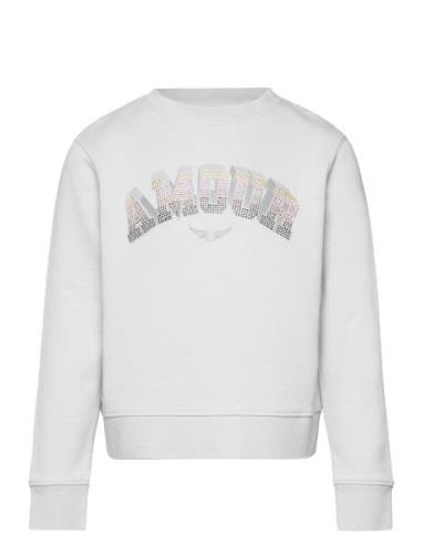 Zadig & Voltaire Kids Sweatshirt Grå