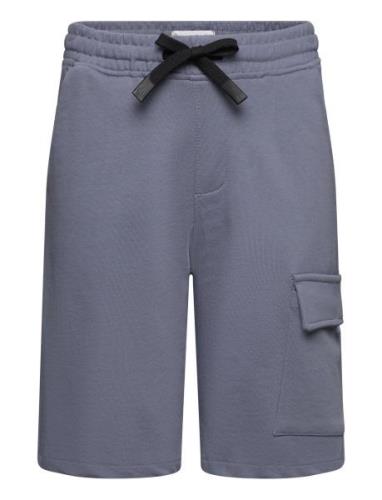 Mango Cargo Bermuda Shorts Blå