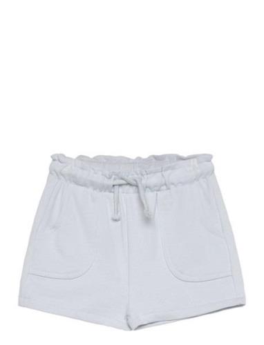 Mango Cotton Drawstring Waist Shorts Grå