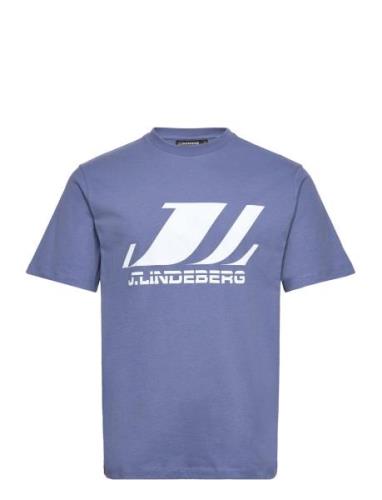 J. Lindeberg Parcy Logo Tee Blå