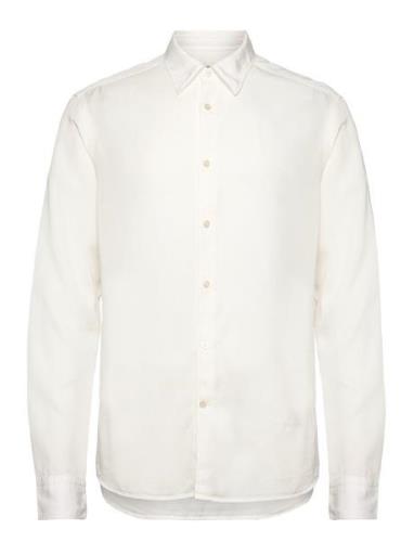 J. Lindeberg Slim Ls Comfort Tencel Shirt Vit