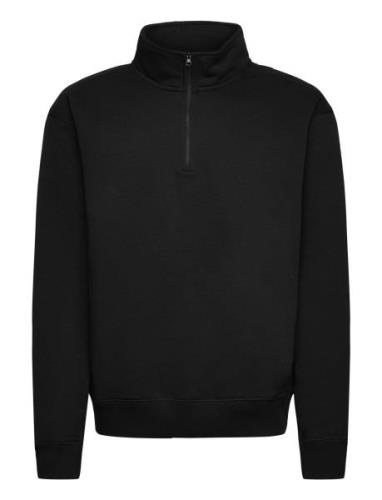 Soulland Ken Half Zip Sweatshirt Svart